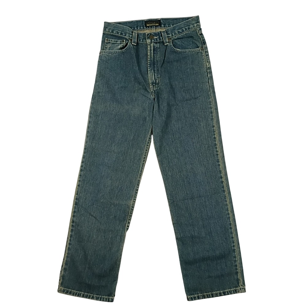 Axist Jeans Men 30x30 Blue Fade Loose Straight Leg Y2K Skate Street 100% Cotton